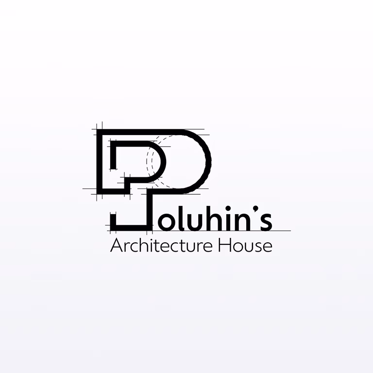 Лого дизайн за архитектурно студио Poluhin’s Architecture House